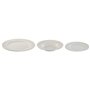 Assiettes Home ESPRIT Blanc Porcelaine Rayures 27 x 27 x 2 cm 18 Pièces