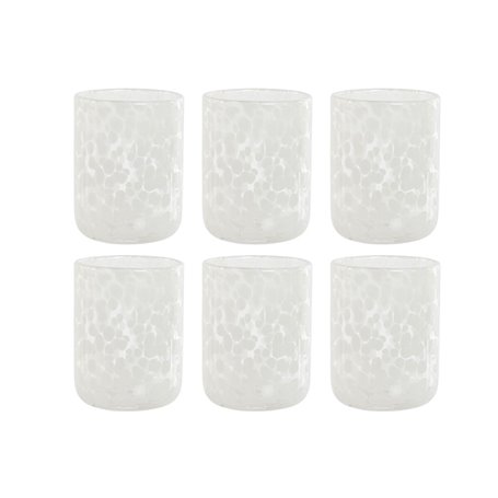 Set de Verres Home ESPRIT Verre Vintage 320 ml (6 Unités)