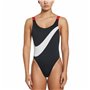 Maillot de bain femme Nike Scoop Neck Noir