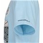 T shirt à manches courtes Enfant Converse Script Sneaker Gfx Bleu ciel