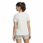 T-shirt à manches courtes femme Adidas 3S Blanc