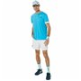 Maillot de Corps de Sport à Manches Coupe Asics Court Ss Top Bleu ciel Tennis