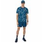 Maillot de Corps de Sport à Manches Coupe Asics Game Ss Top Bleu Tennis