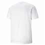 T-shirt à manches courtes homme Puma 586666 02 Blanc (1 Unité)