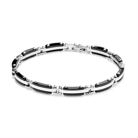 Bracelet Homme Radiant RH000002 Noir Argenté