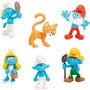 Figurines - GIOCHI PREZIOSI - Les Schtroumpfs - Coffret 6 figurines 5 cm dont 1 exclusive Gargamel - a partir de 3 ans - PUF14