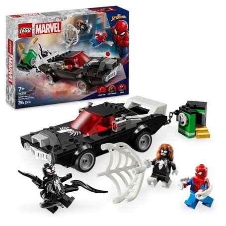 LEGO Marvel 76309 Spider-Man contre le bolide de Venom - Jouet de construction des 7 ans