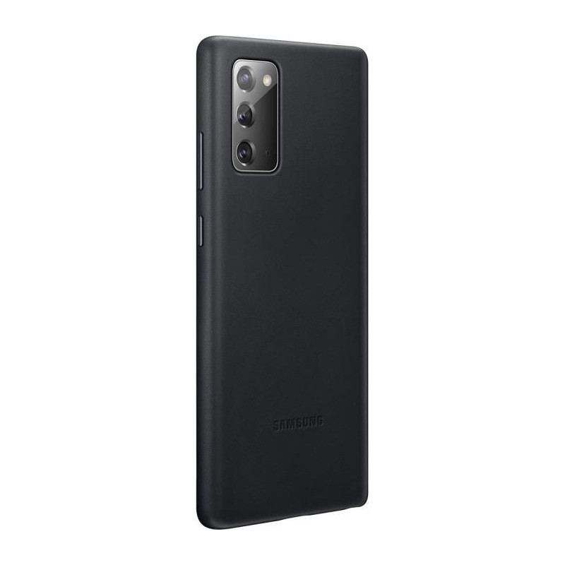 Coque en cuir noir Note20