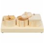 Jouet Distributeur de Friandises pour Animaux 2 en 1 Trixie Bois 15 × 4,5 × 6 CM