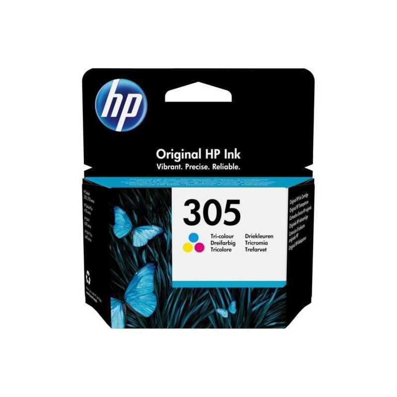 HP Cartouche dencre trois couleurs 305 authentique