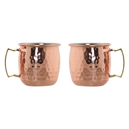 Ensemble de 2 mugs Home ESPRIT Doré 480 ml