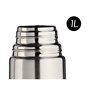Thermos Argenté 1 L Acier inoxydable (6 Unités)