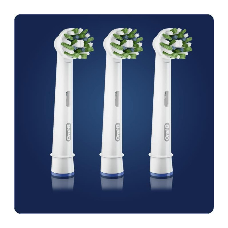 Image secondaire de Oral-B CrossAction 80338444 tête de brosses 3 pièce(s) Blanc