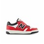 Chaussures de Sport pour Enfants New Balance 480 HOOK LOOP Blanc Rouge Tomate