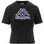 T-shirt à manches courtes femme Kappa Fabra Noir