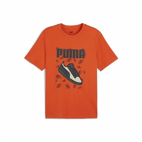 T-shirt à manches courtes homme Puma Graphics Sneaker Orange