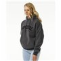 Sweat à capuche femme Rip Curl Varsity Noir