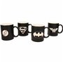 Lot de tasses SD Toys Universo DC Noir (4 Pièces)