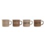 Ensemble de 4 mugs Home ESPRIT Multicouleur
