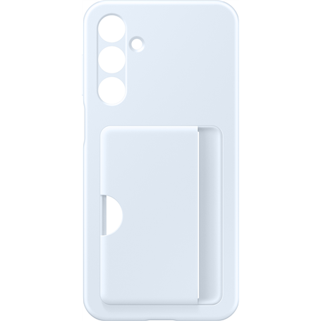 Coque Samsung Galaxy A16 4G / Galaxy A16 5G souple Ultra fine avec porte-carte intégré Bleu Polaire Samsung