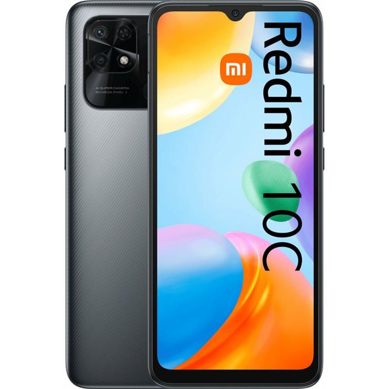 Smartphone Xiaomi Redmi 10C 3GB 64GB Qualcomm Snapdragon 680 3 GB RAM 64 GB Gris 6.71