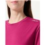 T-shirt à manches courtes femme Joluvi Combed Cotton Violet