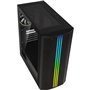 Boîtier PC - BITFENIX - Saber Mesh FRGB - Moyen tour - ATX - Noir - Verre trempé et façade Mesh