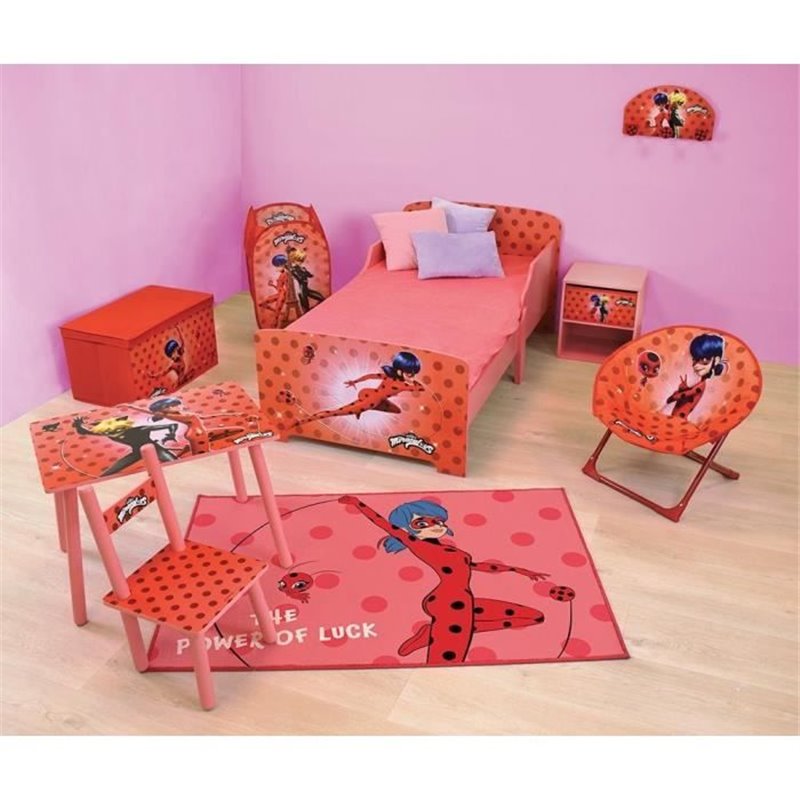 Image secondaire de Fun house miraculous ladybug chevet avec tiroir h.36 x l.33 x p. 30 cm
