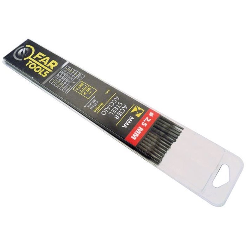 Image secondaire de FAR TOOLS Electrode de soudure - Rutile - Ø 2,5 mm - 25 baguettes