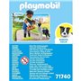 PLAYMOBIL 71740 Homme sportif avec Border Collie