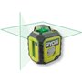 RYOBI - Laser 360° vert - portée 25 m - précision +/- 0,5 mm - Livré avec une pochette et 4 piles  - RB360GLL