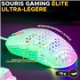 Souris Gamer filaire - The G-Lab - KULT-OXYGEN - RGB - 12800 DPI - Blanc