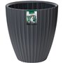Pot de fleurs - Garden ID - Fancy - 40 x 42 cm - Pour jardin, balcons ou intérieurs - Anthracite