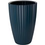 Pot de fleurs - Garden ID - Fancy - 40 x 58 cm - Pour jardin, balcons ou intérieurs - Bleu pétrole
