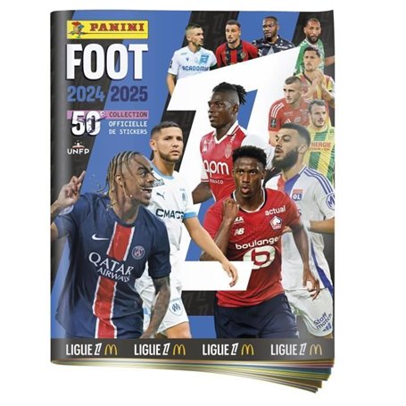 Starter Pack - PANINI - Foot Ligue 1 2024-2025 - McDonald's - Album - 2 pochettes - 1 offerte