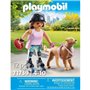 PLAYMOBIL 71739 Jeune fille rolleuse avec Retriever