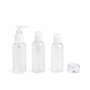 Distributeur de Liquides pour le Voyage 4 sur 1 IDC Institute Transparent Plastique 4 Pièces Lot