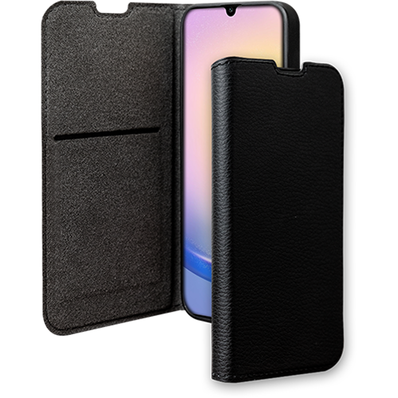 Folio Wallet Samsung Galaxy A26 Support vidéo Noir - 65% Plastique recyclé Certifié GRS Bigben