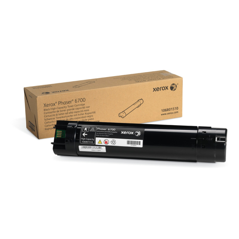 Xerox Cartouche de toner Noir de Grande capacité Phaser 6700 (18000 pages) - 106R01510