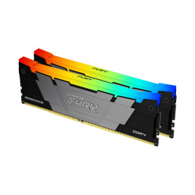 Kingston Technology FURY 32 Go 3600 MT/s DDR4 CL16 DIMM (Kits de 2) 1Gx8 Renegade RGB Kingston Technology FURY 32 Go 3600 MT/s DDR4 CL16 DIMM (Kits de 2) 1Gx8 Renegade RGB
