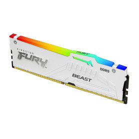 Kingston Technology FURY Beast 32GB 6400MT/s DDR5 CL32 DIMM White RGB EXPO Kingston Technology FURY Beast 32GB 6400MT/s DDR5 CL32 DIMM White RGB EXPO