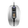 CHERRY MC 4900 Souris filaire, capteur empreinte digitale, noir/argent, USB