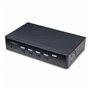 StarTech.com Switch KVM DisplayPort 4 Ports, Moniteur Unique 4K 60Hz, 6 Ports USB, Commutation par Touche de Raccourci et Bouton
