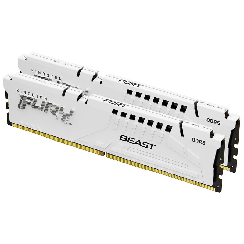 Image secondaire de Kingston Technology FURY Beast 32 Go 5600 MT/s DDR5 CL36 DIMM (Kits de 2) White EXPO