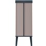 Poubelle sur pieds - VERTO - CURVER - Ouverture touch - 54 L - Rose perle