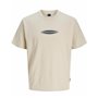 T-shirt à manches courtes homme Jack & Jones JCOPACER BRANDING PRINT 12273880 Beige