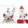 Boule de Noël DKD Home Decor Résine Verre Père Noël (2 pcs) (9.5 x 9.5 x 13.5 cm)
