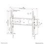 Support de TV Neomounts WL35-750BL18 43"