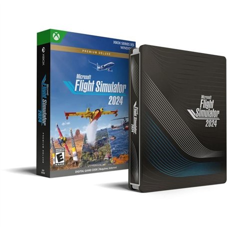 Microsoft Xbox Flight Simulator 2024 - Jeu Xbox Series X - Premium Deluxe Edition SteelBook