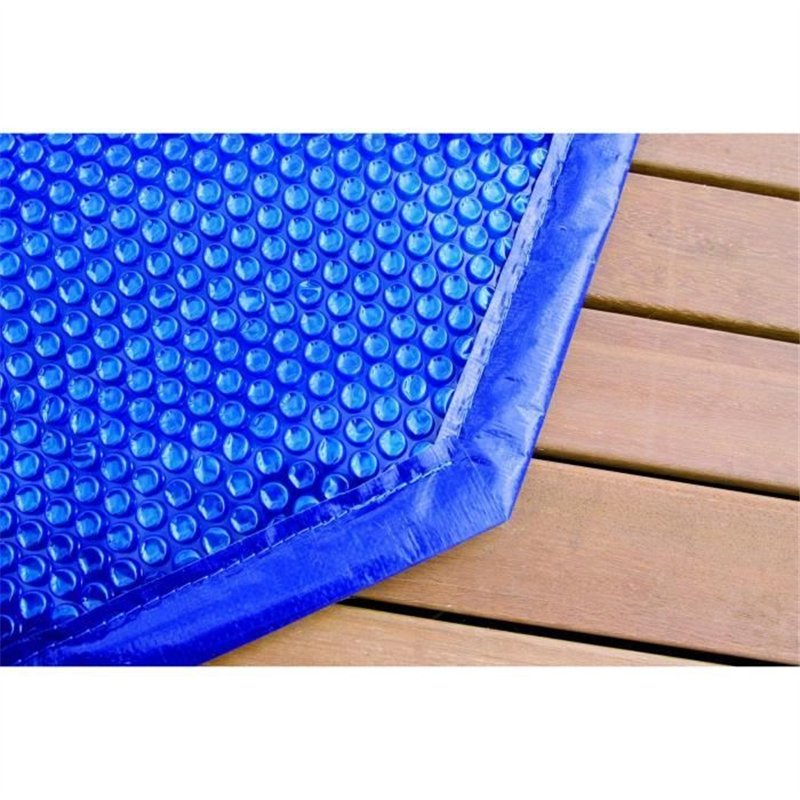 Image secondaire de Bâche a bulles pour piscine bois - UBBINK - Rectangulaire 250x450 - Bleue - 400 microns